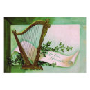 Suche nach irische harfe poster Kleeblatt