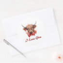 Suche nach highland cow aufkleber Aquarell