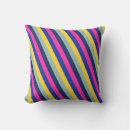 Recherche de motif contemporain coloré coussins Rayures