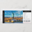 Recherche de boarding pass invitations Billet de voyage surprise