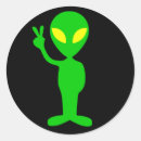 Suche nach grünes alien aufkleber Augen