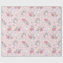 Recherche de motif licorne papier cadeau Rose