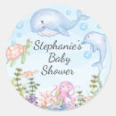 Suche nach niedlicher wal aufkleber Babyparty