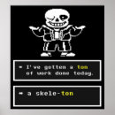 Recherche de undertale posters Sans