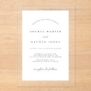 Recherche de transparent mariage invitations Simple