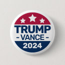 Recherche de président donald trump badges Campagne