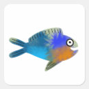 Recherche de poissons mignons autocollants Mer
