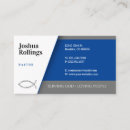 Suche nach christliche fische visitenkarten Pastor