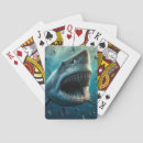 Recherche de grand requin blanc jeux de cartes Drôle