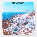 Suche nach mykonos aufkleber Griechische insel
