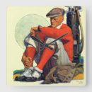 Recherche de le golfeur horloges Rétro