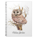 Recherche de hiboux mignons carnets Oiseaux