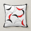 Recherche de rouge noir blanc coussins Décoratif