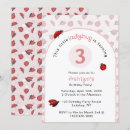 Recherche de de coccinelle anniversaire invitations Girl
