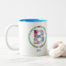 Recherche de lettres fleuries tasses Monogramme