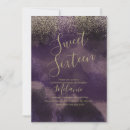 Suche nach lila glitter einladungen Gold