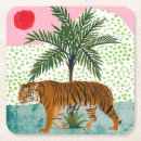 Recherche de tigre dessous de verres Tropical