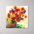Recherche de pavots impressions sur toile Floral