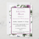 Recherche de purple bridal shower invitations Vert