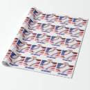 Recherche de drapeau etats unis papier cadeau Blanc et bleu rouges