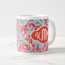 Suche nach tropischer flamingo tassen Monogramm