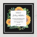 Suche nach sunflower wedding einladungen Sonnenblumen