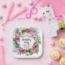 Recherche de hibiscus paper assiettes Pour elle