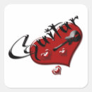 Recherche de guitariste autocollants Électrique