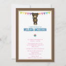 Recherche de brown bear baby shower invitations Animal