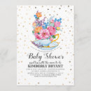 Recherche de confetti baby shower invitations Floral