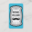 Recherche de moustach cartes visite Cheveux