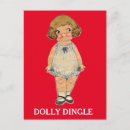 Recherche de poupée papier vintage cartes postales Fille