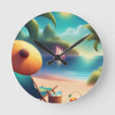 Recherche de belle plage horloges Été
