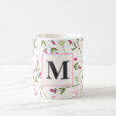 Recherche de fond blanc tasses Monogramme