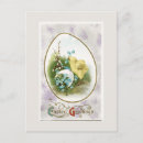 Recherche de saule de chat vœux cartes Vintage