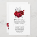 Recherche de argent blanc rouge invitations Floral