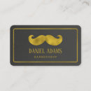 Recherche de moustache noire cartes visite Barbier