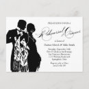 Recherche de manteau invitations Noir et blanc