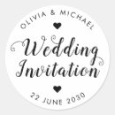 Recherche de timbres mariage autocollants Bride