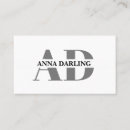 Recherche de impression cartes visite Monogramme