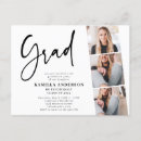 Recherche de 3 photo graduation invitations Élégant