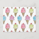 Suche nach kawaii eis postkarten Dessert
