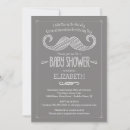 Recherche de moustache baby shower invitations Mignon