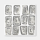 Recherche de lignes géométriques magnets Encre