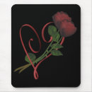 Recherche de coeur fleur tapis souris Élégant