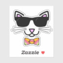 Recherche de cool cat autocollants Hipster