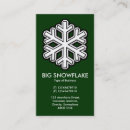 Recherche de flocons cartes visite Élégant