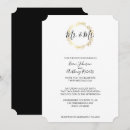 Suche nach gold and white wedding einladungen Schwarz weiß