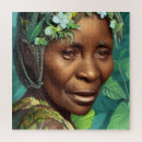 Recherche de afro puzzles Reine