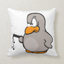 Recherche de pingouin drôle coussins Pingouins